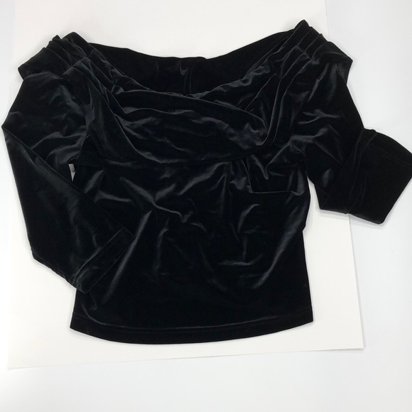 MSK velvet off shoulder top - Picture 1 of 5